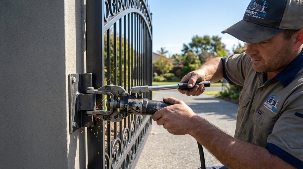 Driveways Gate Auckland commercial gate project