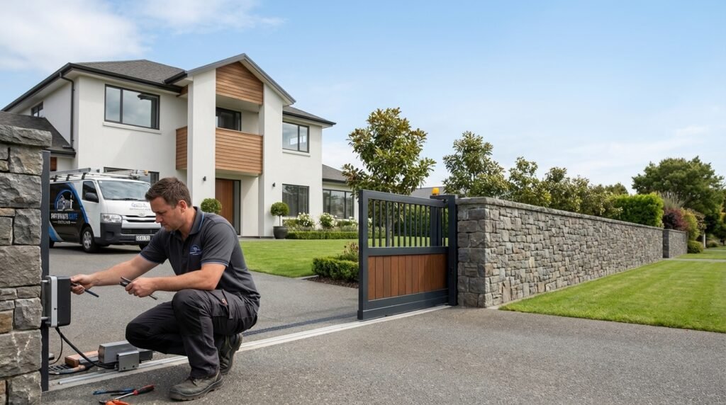Driveways Gate Auckland first residential project